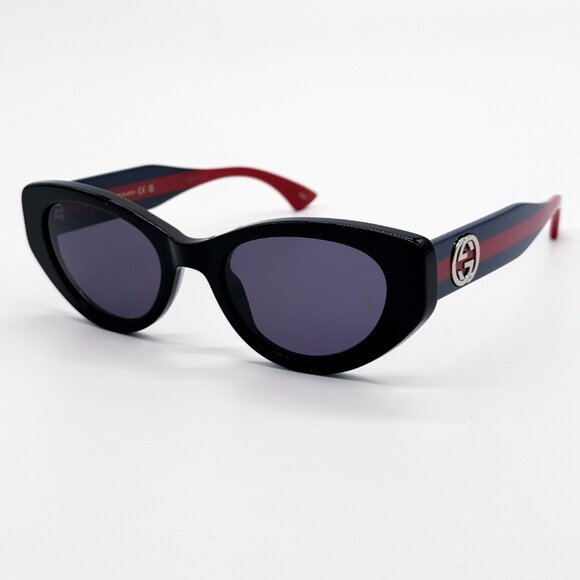 NEW GUCCI GG1862S 004 CAT EYE BLACK/BLUE WOMEN SUNGLASSES GUCCI main image 9